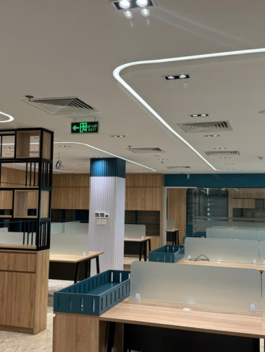 Màu sắc và ánh sáng trong thiết kế văn phòng hiện đại