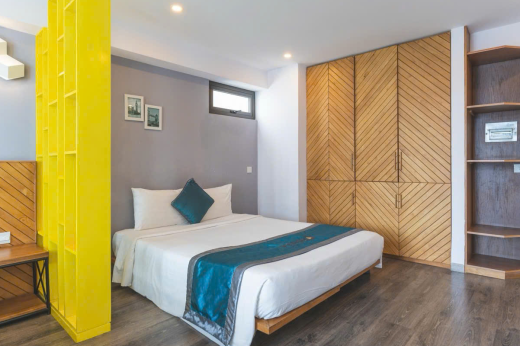 Thiết kế phòng ngủ sang trọng cho căn hộ hai phòng ngủ tại Hà Nội