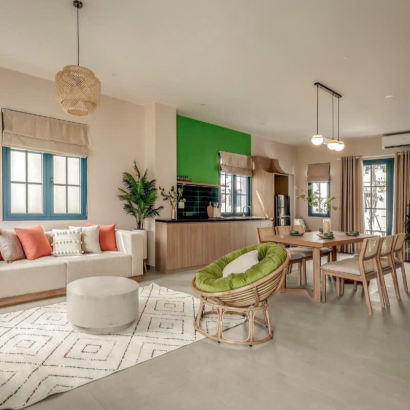 Thi công nội thất trọn gói căn hộ cao cấp The Sun Avenue