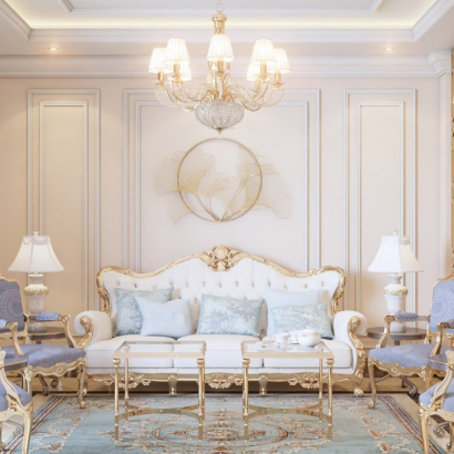 Nội thất nhà đẹp phong cách tân cổ điển tại Bình Dương