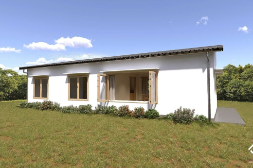 Mẫu nhà cấp 4 đẹp với thiết kế hiện đại tại Long An