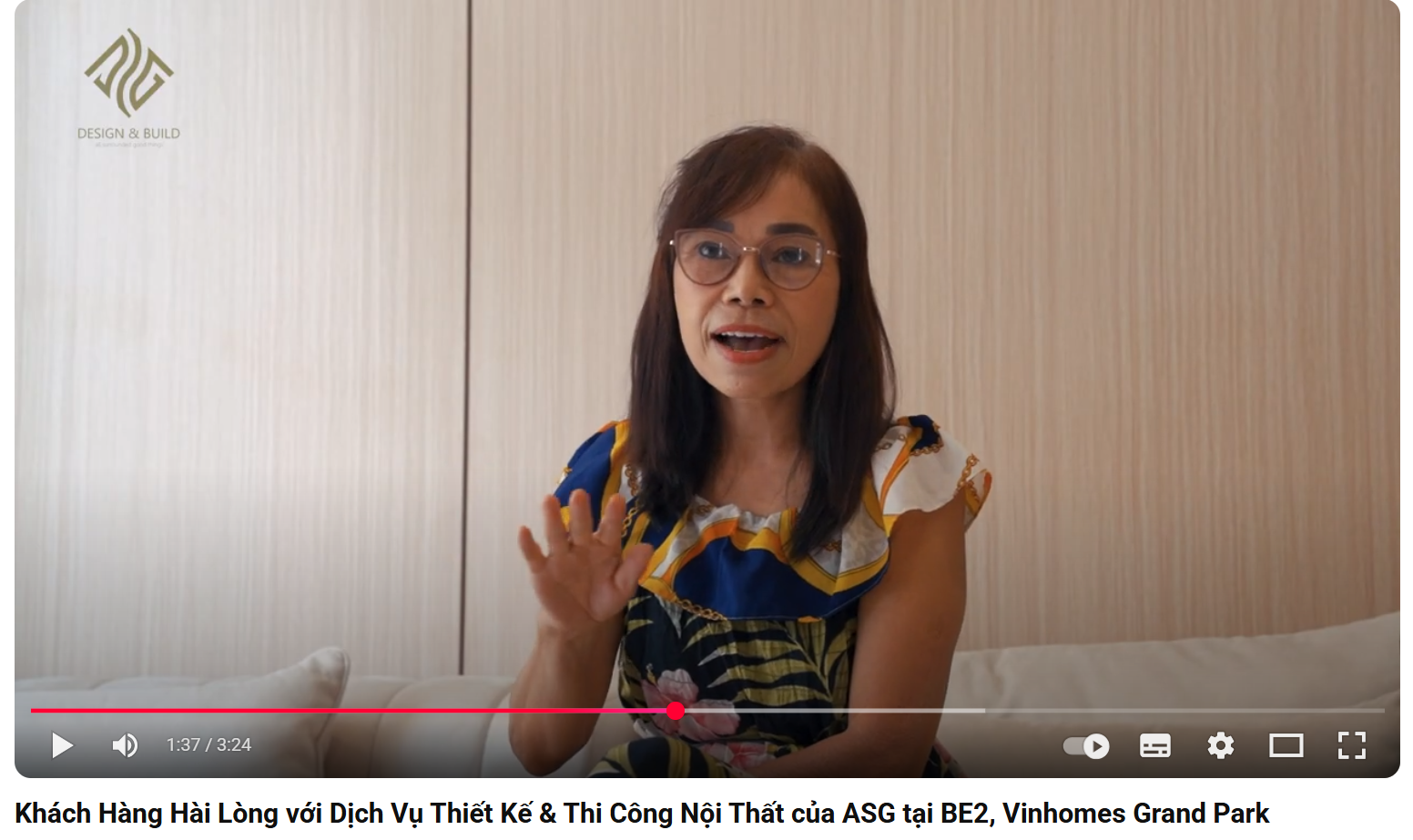 Khách Hàng Hài Lòng với Dịch Vụ Thiết Kế &amp; Thi Công Nội Thất của ASG tại BE2, Vinhomes Grand Park